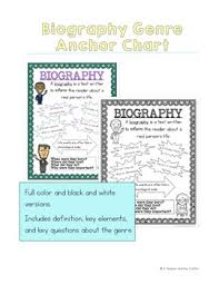 Genre Anchor Chart Worksheets Teaching Resources Tpt