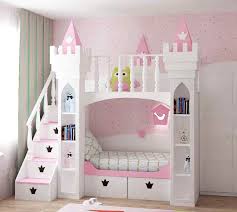 Made To Order Luxury Princess Castle Bunk Bed With Star Drawer Stairs Www Dazzlingdesigns Online Bed For Girls Room Cool Kids Bedrooms Kids Room Design