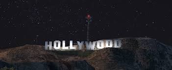 Hollywood sign lit up at night. Rel Hollywood Sign In Los Angeles Ats Scs Software