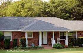 Installing roofing on 10x10 backyard shed design. Porch Roof Designs Front Porch Designs Flat Roof Porch