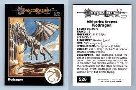 Kodragon #528 Advanced Dungeons & Dragons 1992 TSR Trading Card