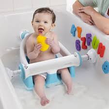 Compact and convenient bath unit with waterproof change mattress and 4 toiletry holders. Summer Infant My Bath Seat Babies R Us Canada
