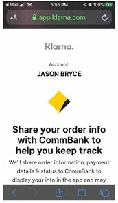 If you are still unable to access the app, please uninstall we'll be down from 12:00am and 8.00am aest saturday 5 june. Infochoice S First Review Of Commonwealth Bank S Klarna App Infochoice
