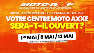 Thursday, 13 may 2021 5:28 pm [ last update: Votre Centre Moto Axxe Sera T Il Ouvert Le 1er 8 Et Le 13 Mai 2021 Moto Axxe France