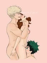 Rule34 - If it exists, there is porn of it  izuku midoriya, katsuki bakugou,  ochako uraraka  4094596