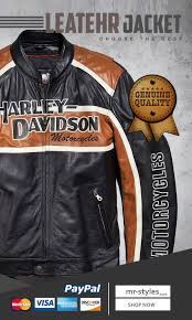 Pin On Harley Davidson Leather Jacket