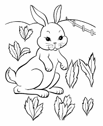 Simple free rabbit coloring page to print and color. Easter Rabbit Coloring Page Animal Coloring Pages Bunny Coloring Pages Easter Bunny Colouring