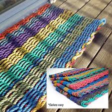 There were plenty of templates to draw to show where the rope cross and such. Lobster Rope Mat Farmers Almanac Store Lobster Rope Lobster Rope Doormat Rope Rug