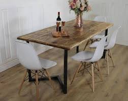 Industrial Wardrobe Clothes Rail Rack Reclaimed Wood Open Etsy Dining Table Rustic Industrial Dining Table Industrial Dining