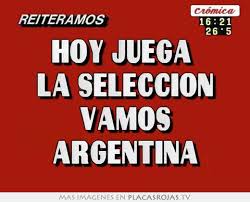 Con lionel messi, la selección argentina juega hoy frente a ecuador en la bombonera sin público por las eliminatorias sudamericanas rumbo al mundial qatar 2022. Hoy Juega La Seleccion Vamos Argentina Placas Rojas Tv