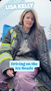 Lisa knows a thing or two about driving on the ice roads. Ice Road Truckers returns THIS Wednesday on @historytv. #iceroadtruckers #origprod #lisakelly