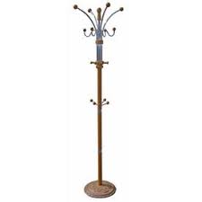 Ore International Oak 12 Hook Coat Stand Lowes Com In 2021 Coat Rack Wooden Coat Rack Ore International
