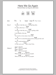 In the stillness of remembering what you had. Here We Go Again Sheet Music To Download