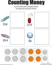 counting money worksheet education com