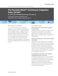 Codeship is a hosted continuous integration platform that favors efficiency, simplicity, and speed. The 2017 Forrester Wave Continuous Integration Tools Gitlab