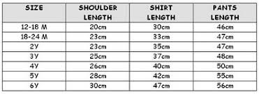 Buzz Buzz Bumblebee Size Charts