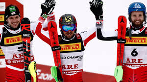 Marcel hirscher is beyond a doubt one of the best racers in the history of the world cup. Austria S Marcel Hirscher Wins World Championships Slalom For Seventh World Title