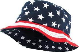 Usa Flag Fashion Bucket Hat Unisex 100 Cotton Ebay Bucket Hat Summer American Flag Hat Tropical Print
