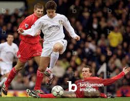 Image of KEWWELL DE LEEDS UNITED EST ATTAQUÉ PAR HAMANN DE LIVERPOOL