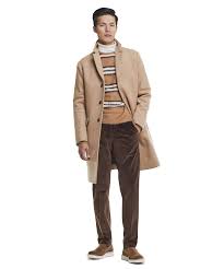 Todd snyder knows what american men want to wear—especially during a cold new york winter. Todd Snyder Italian Wool Cashmere Camel Topcoat In Natural For Men Lyst