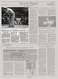 Ny sports day is an independent site that covers new york sports since 2004. Ballesteros Zoeller Lead By 1 The New York Times