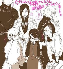 Naruto Orochimaru Mitsuki Suigetsu Jugo Sarada Sarada Uchiha Naruto Shoujo Manga