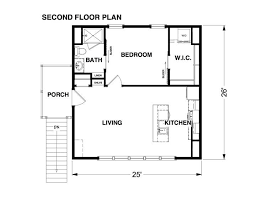 Cliffwood Garage Adu Plan Garage Floor Plans One Bedroom House Plans One Bedroom House
