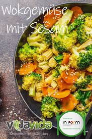 Wokgemuse Mit Sesam Rezepte High Carb Diat Kochrezepte