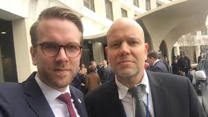 Kristdemokraten Carlson åt frukost med Trump