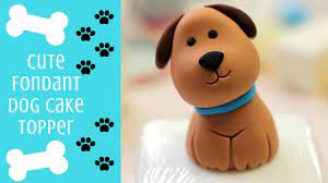 Learn how to make a cute fondant dog, dog bowl and bone you will need fondant pointy tool roller pin water / bush tear. How To Make A Cute Fondant Dog Cake Topper Tutorial Inthekitchenwithelisa Youtube