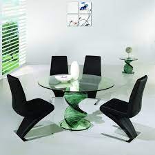Pamper Your Home With These Stunning Modern Dining Tables Glass Dining Table Modern Dining Room Set Unique Dining Room Table