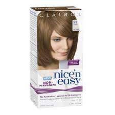 Clairol Nice N Easy Non Permanent Hair Color 91 Dark Blonde 1 Kit This Is An Amazon Affili Non Permanent Hair Color Easy Hair Color Ammonia Free Hair Color