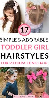 It makes your girl stand out among many. 22 Easy And Adorable Toddler Girl Hairstyles For Medium To Long Hair Just Simply Mom