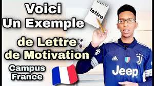 Lettre de motivation master marketing modèle de lettre. Comment Ecrire Une Lettre De Motivation Campus France Parcoursup Exemplaires Youtube