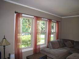 3 Windows In A Row Ideas For Window Treatments Large Windows Living Room Window Treatments Living Room Living Room Windows
