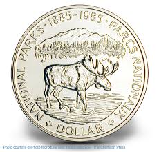 1 Silver Coin National Parks Centennial 1985 The Royal Canadian Mint
