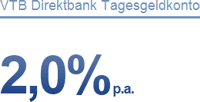 Alle konditionen unter der lupe! Vtb Direktbank 2 1 Zinsen Sicher