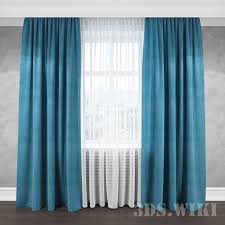 From the living room to your bedroom, and the bathroom to the kitchen, grey curtains are versatile enough to work. Modern Blue Curtains Download 3d Model 3ds Wiki