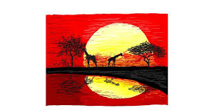 Nowadays, drawing has been made as one of the most lucrative hobbies that a lot of individuals want to pursue. Sunset Drawing By Coyote Drawize Gallery