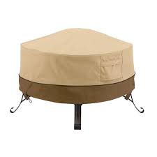Check spelling or type a new query. Classic Accessories Veranda 30 In Round Full Coverage Fire Pit Cover 55 488 011501 00 The Home Depot