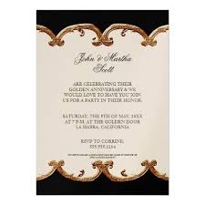 Free envelopes and free guest name printing. Golden French Swirl 50th Anniversary Invitation 50th Anniversary Invitations Anniversary Party Invitations Anniversary Invitations