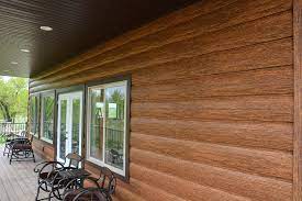 Price increases when figuring in factory finishing and kiln drying. Trulog Woodgrain Siding Metallic Coated And Pre Painted Steel By Steelscape