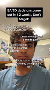 Early Decision Release Dates