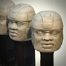 Custom/functional Olmec Pez Dispenser