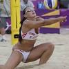 At the 2000 summer olympics, four volleyball events were contested — men's and women's indoor volleyball, and men's and women's beach volleyball. 3