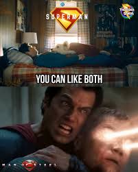 I'm going to tell you a secret…..You Can Like Both #superman #zacksnyder  #jamesgunn