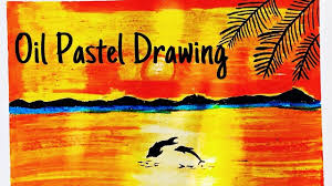 1024x682 easy draw landscape pictures how draw sunset step 4 easy. Easy Oil Pastel Drawing Sunset