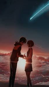 Anime Kimi No Na Wa Your Name Wallpaper Lockscreen Hd Fondo De Pantalla Casais Romanticos De Anime Imagens Hd Filmes De Anime