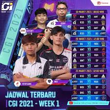 Kyaaah so proud of myself. Here S The List Of Teams The Match Schedules Of The Codm Garena Invitational 2021 Group Stage Week 1 Dunia Games