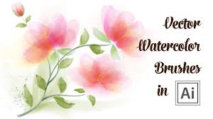 Prepare, paint, and polish beautiful watercolor illustrations in this painting basics class with fashion illustrator and blogger katie rodgers, founder of paper fashion! Illustrator Watercolor Drawing Draw Flowers With Watercolor Brushes In Adobe Illustrator Youtube